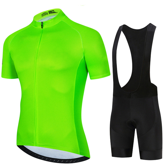 Summer Green Clothing - Fluorescent Green 2024 Solid color Men