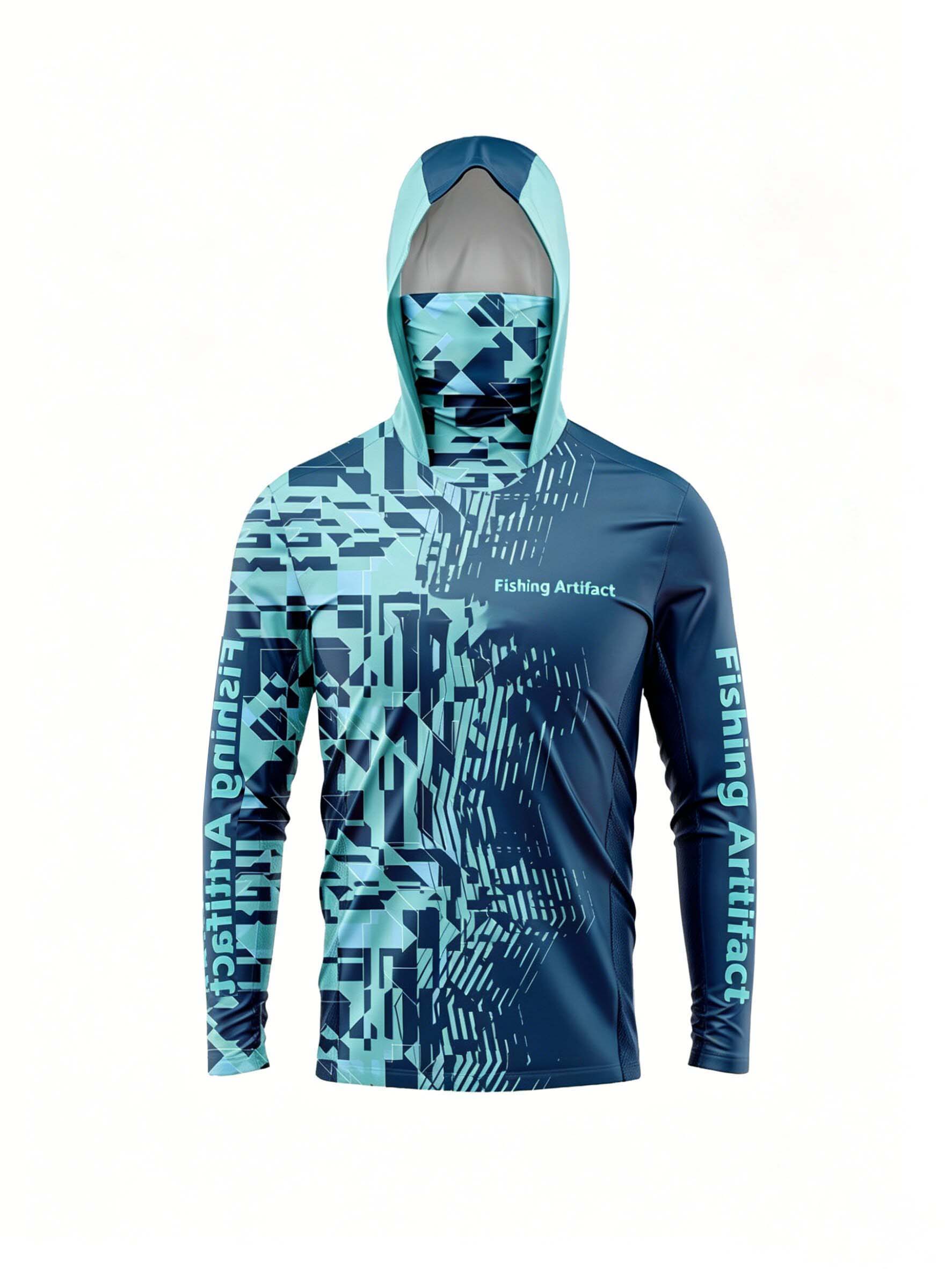 Summer Clothing Trend - Men's Summer Fishing Hoodie, Long Sleeved