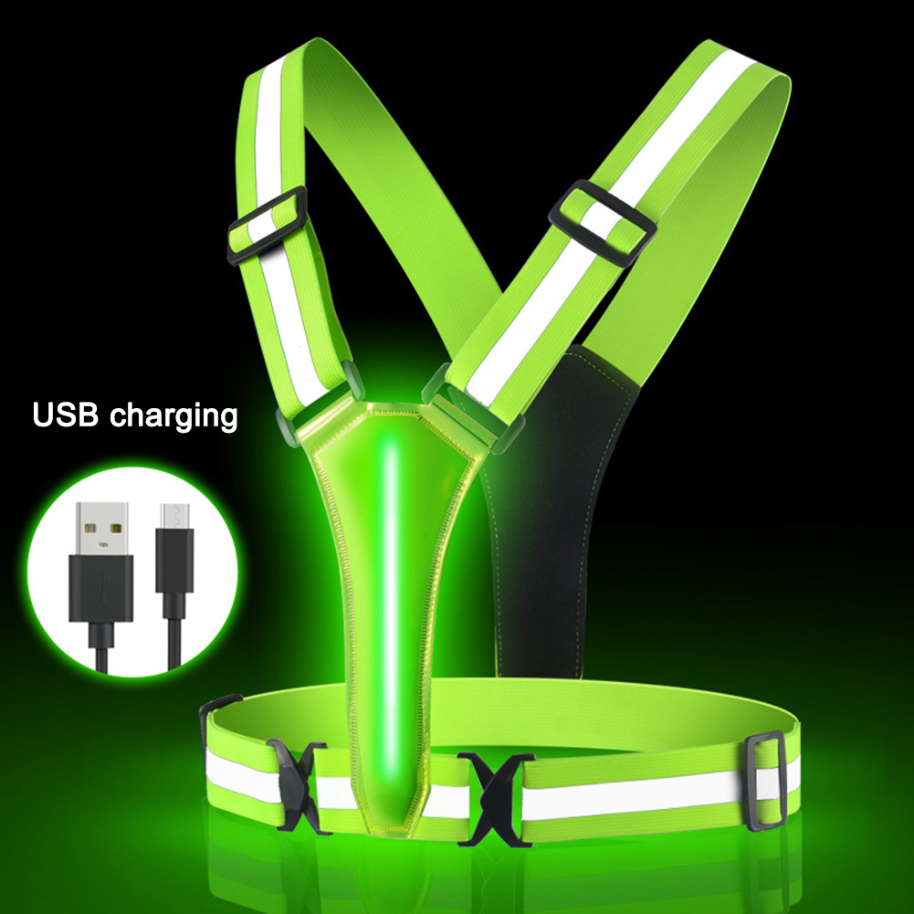 LED Running Vest USB Rechargea - огляд і ціна Summer Nights Clothing