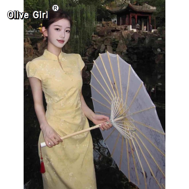 Improved Cheongsam Dress Qipao - огляд і ціна Summer Clothing Young Women