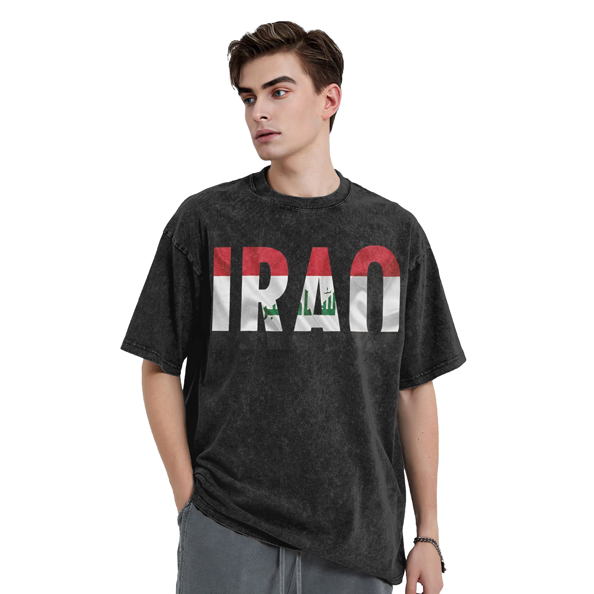 IRAQ Flag Name Stylish T-Shirt - огляд і ціна Summer Clothing Names