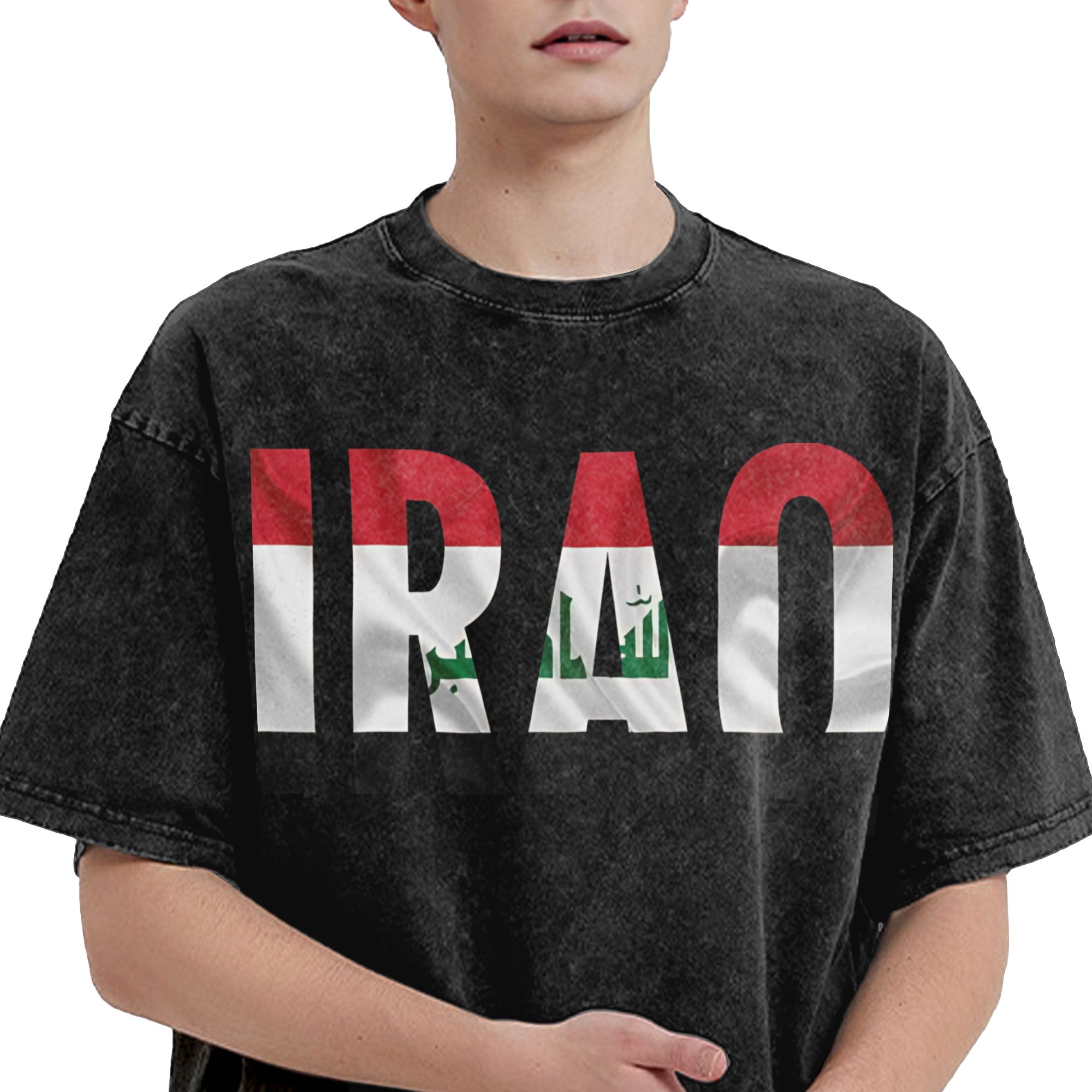 IRAQ Flag Name Stylish T-Shirt - огляд і ціна Summer Clothing Names