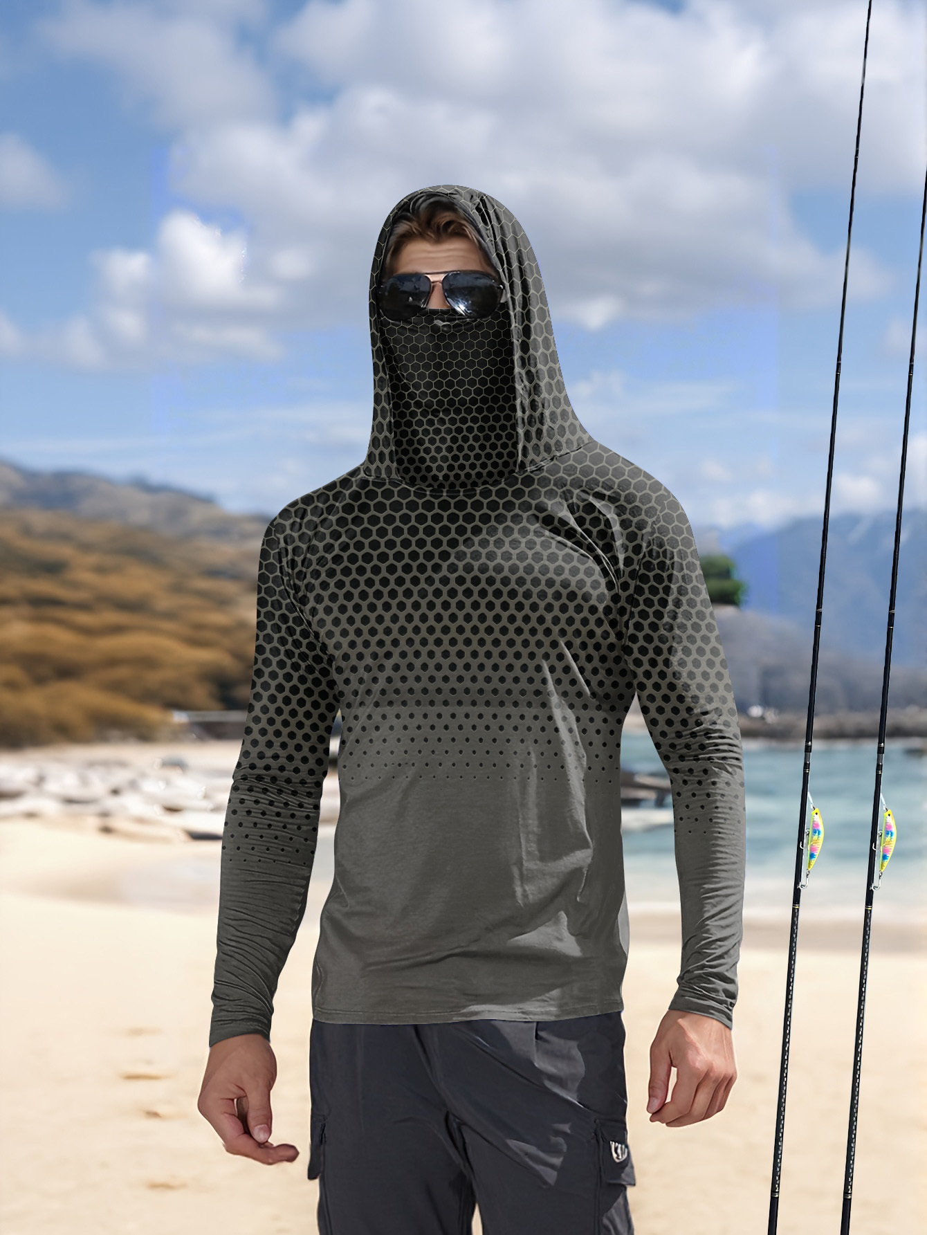 Men Summer UPF50+ Fishing Hood - огляд і ціна Summer Clothing Trend