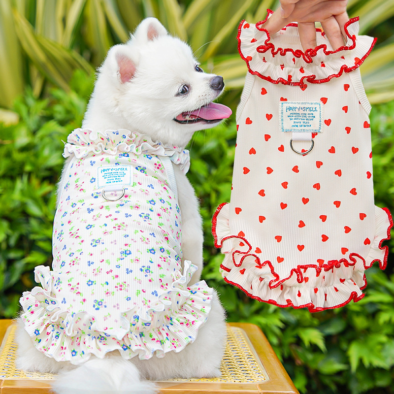Fashion Floral Dog Dress Dog S - огляд і ціна Summer Loving Clothing