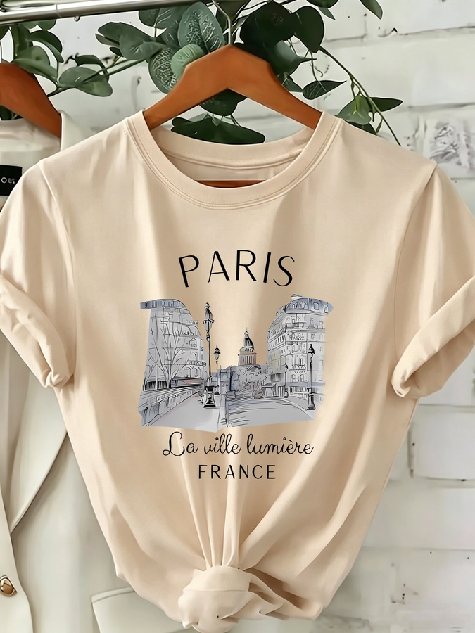 2026 New Women's Paris Print C - огляд і ціна Summer Clothing Trends For Women 2026
