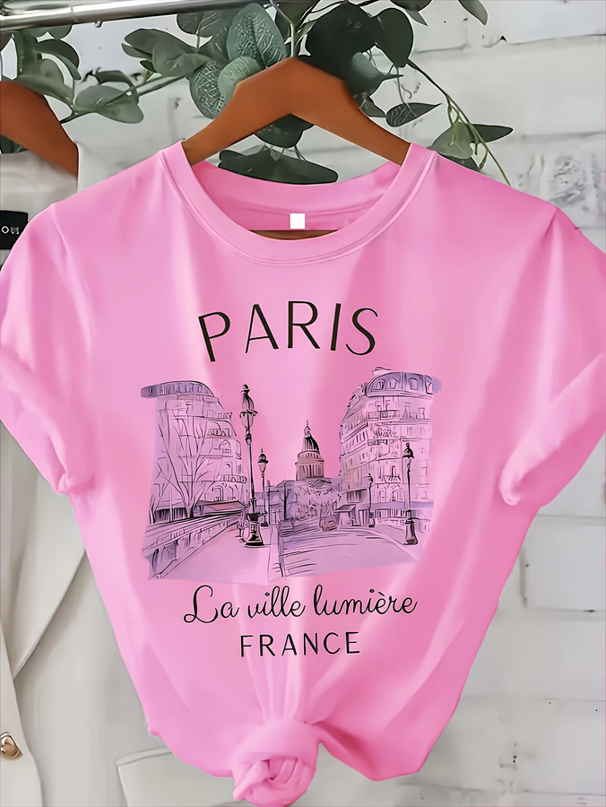 2026 New Women's Paris Print C - огляд і ціна Summer Clothing Trends For Women 2026