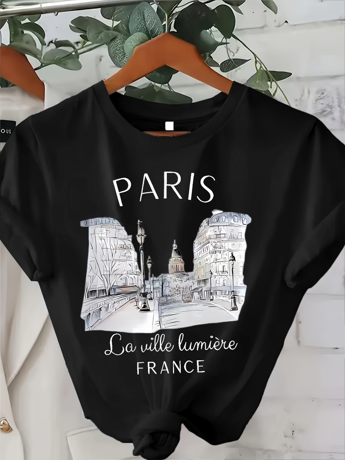 2026 New Women's Paris Print C - огляд і ціна Summer Clothing Trends For Women 2026