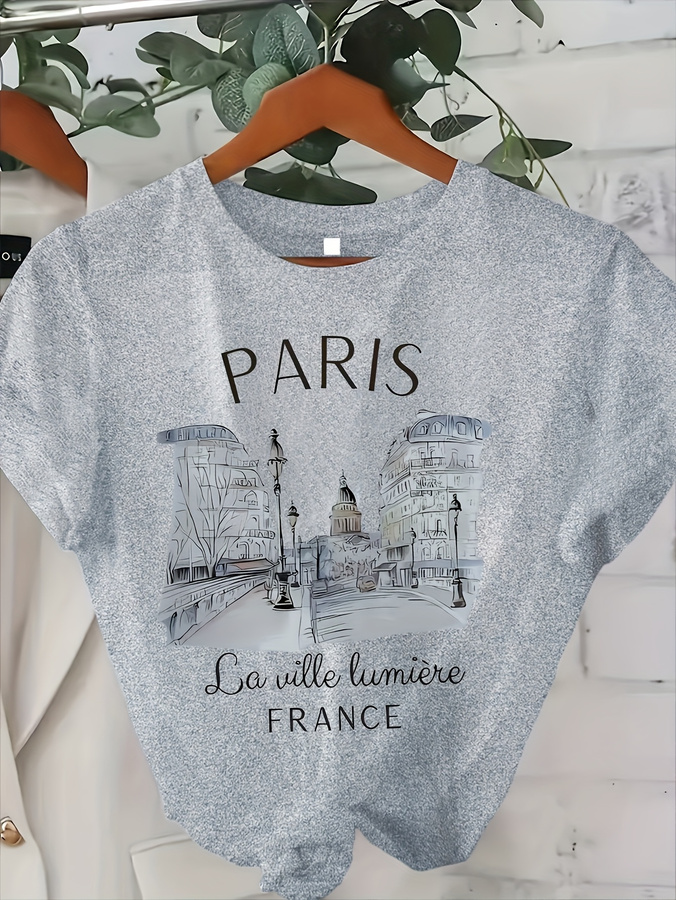 2026 New Women's Paris Print C - огляд і ціна Summer Clothing Trends For Women 2026