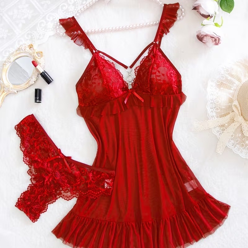 2026 New Red Sexy Lingerie Set - огляд і ціна Summer Nights Clothing