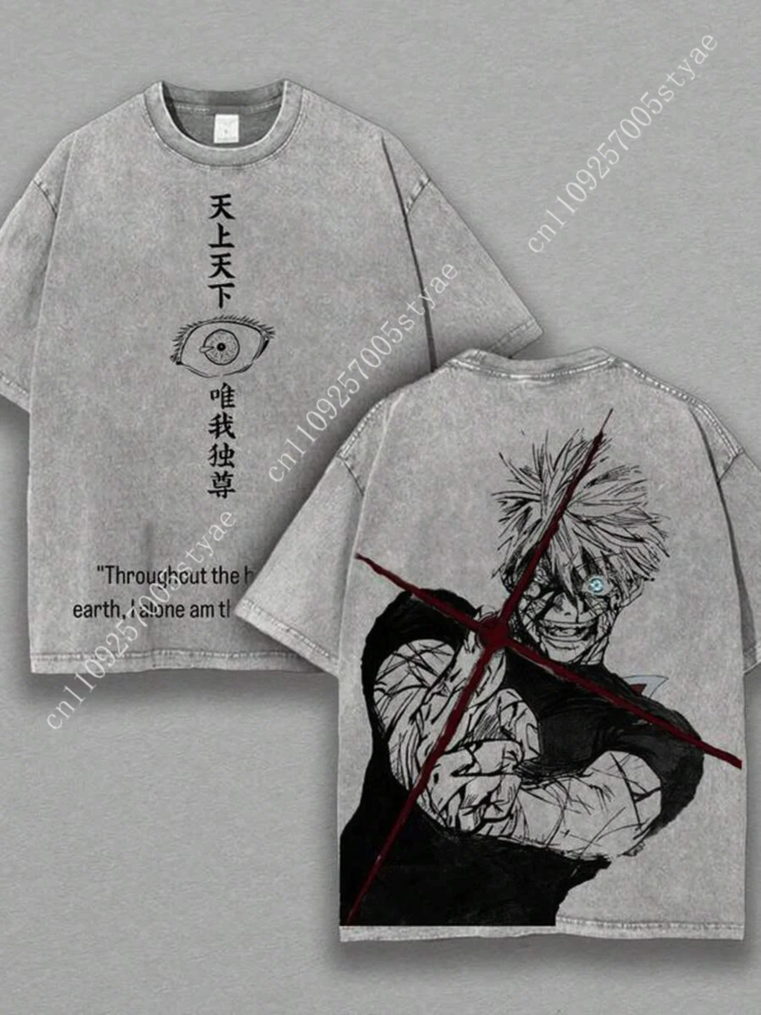 Gojo Satoru Graphic Tshirt  Ma - огляд і ціна Yours Summer Clothing
