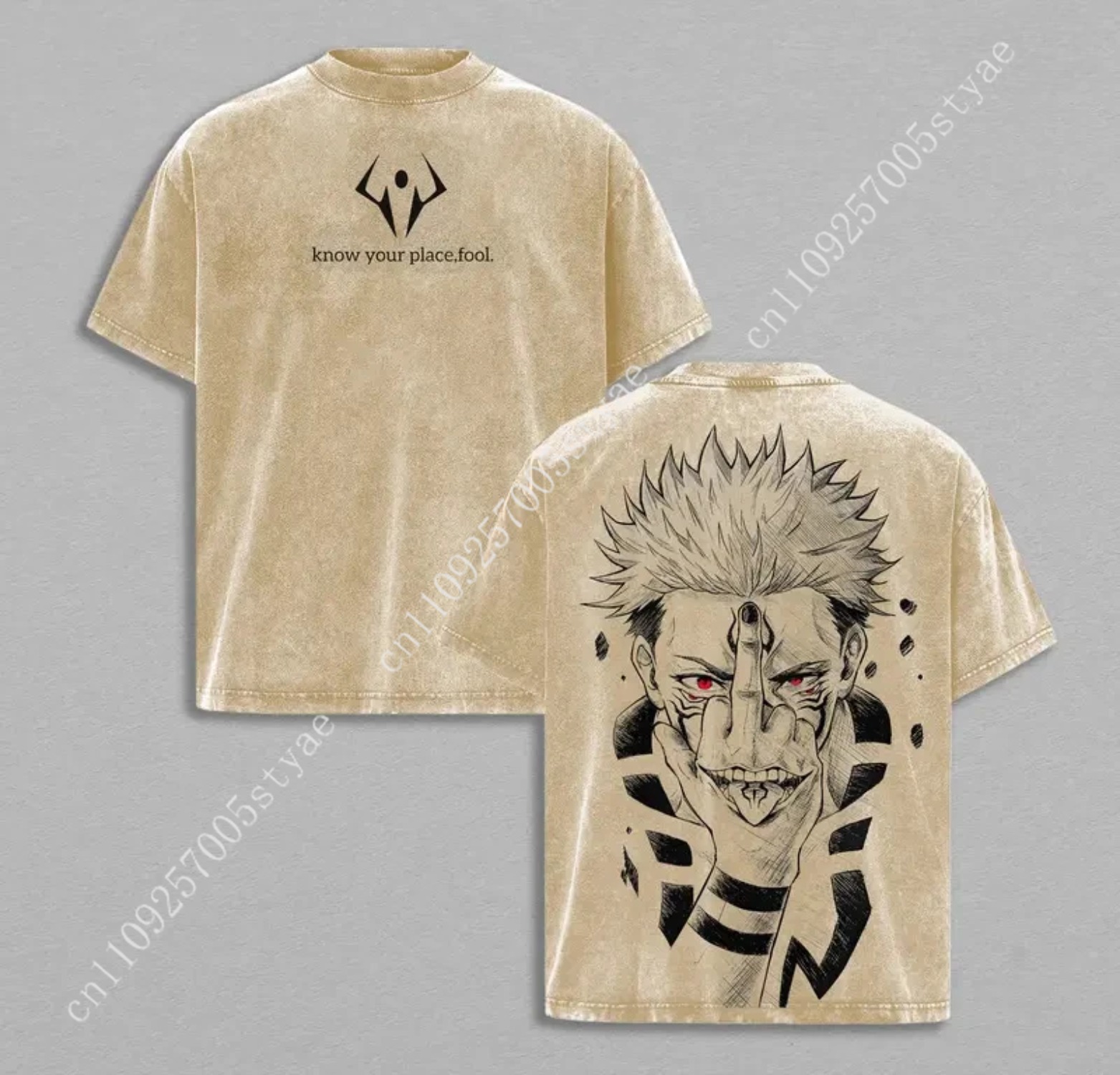 Anime  Ryomen Sukuna Graphic T - огляд і ціна Yours Summer Clothing