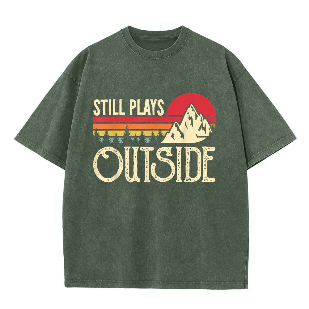 Still Plays Outside Funny Vint - огляд і ціна Vintage Summer Clothing Brand
