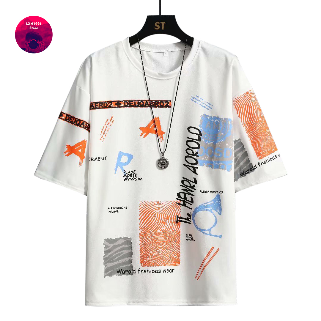 Men Harajuku Graphic Black Sum - огляд і ціна Vintage Summer Clothing Brand