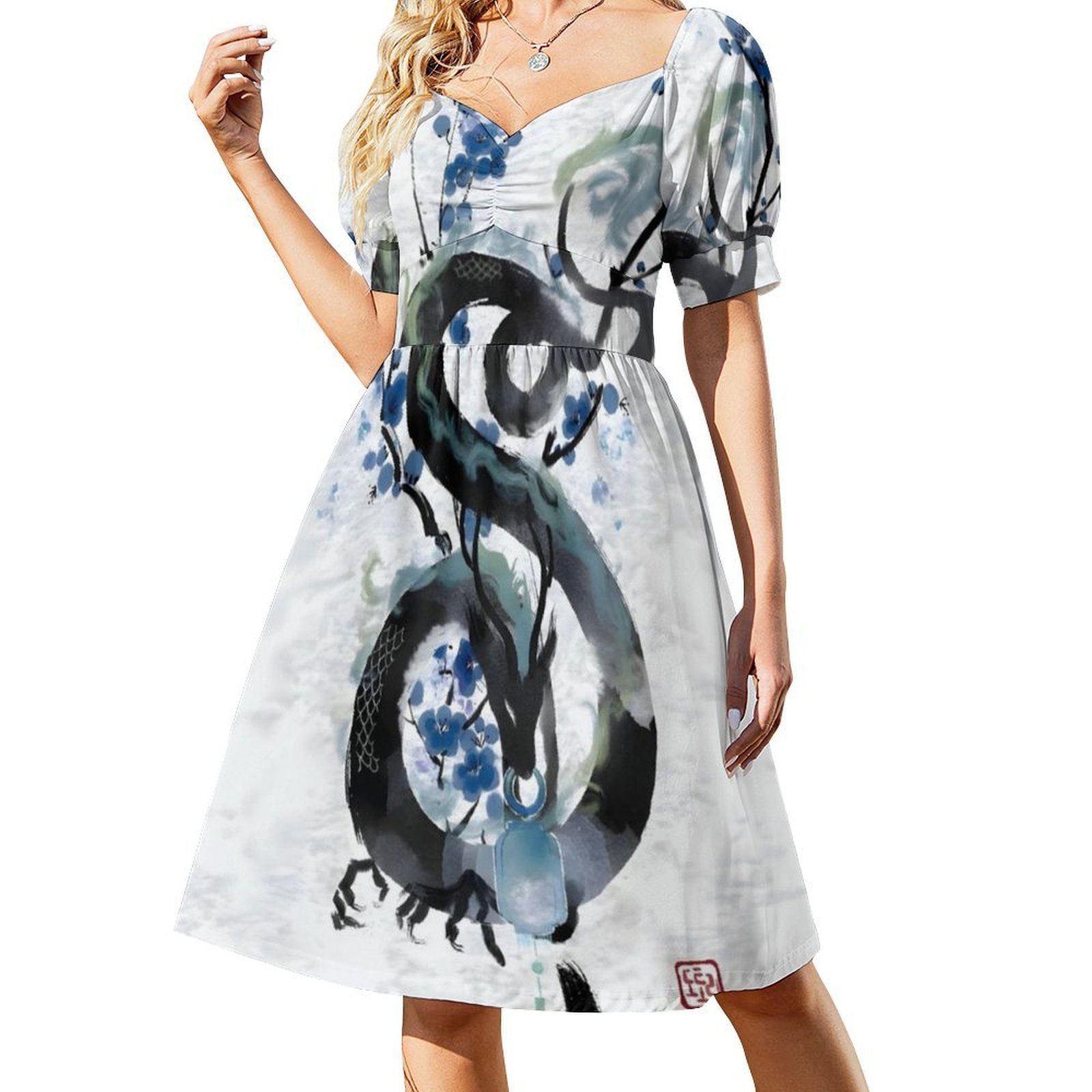 Japanese Blue Night Dragon Ink - огляд і ціна Summer Nights Clothing