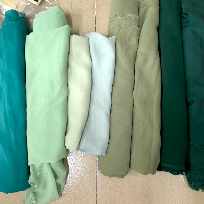 Green Chiffon Fabric Drape Hig - огляд і ціна Summer Green Clothing