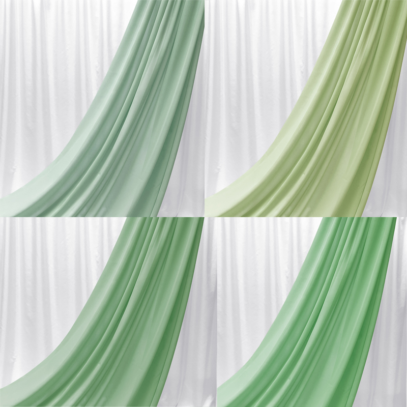 Green Chiffon Fabric Drape Hig - огляд і ціна Summer Green Clothing