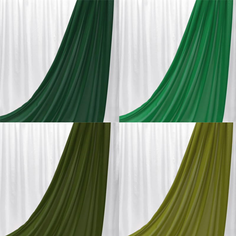 Green Chiffon Fabric Drape Hig - огляд і ціна Summer Green Clothing